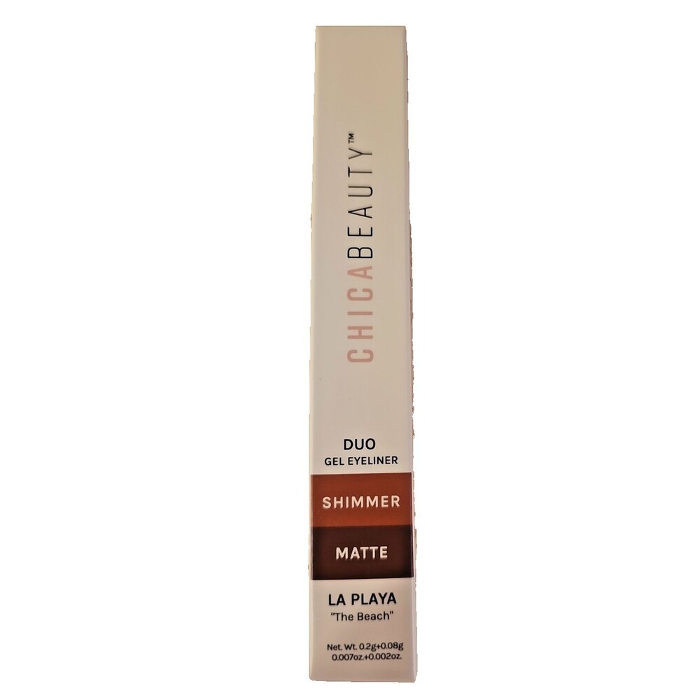 Chica Beauty Duo Gel Eyeliner Shimmer/Matte La Playa, The Beach New in Box